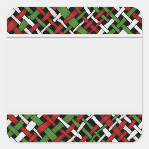 Adesivo Quadrado Rótulos Gráficos De Colhida Limpa