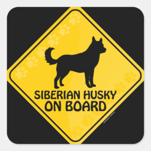 Adesivo Quadrado Rouco Siberian Xing