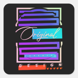 Adesivo Quadrado Roupa Urbana Retroativa