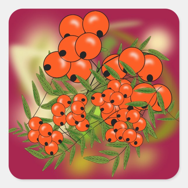 Adesivo Quadrado Rowan (Frente)