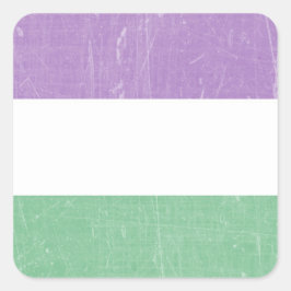 Adesivo Quadrado Roxo de gênero Roxo, Verde e Branco