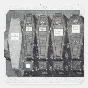 Adesivo Quadrado Royal Coffins na Abadia de Westminster