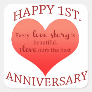 Adesivo Quadrado rua. Aniversário