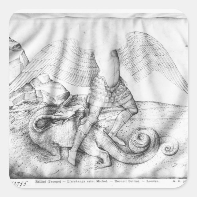 Adesivo Quadrado Rua Arcanjo Michael, c.1450 (Frente)