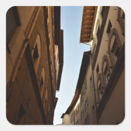 Adesivo Quadrado Rua Banhada pelo Sol