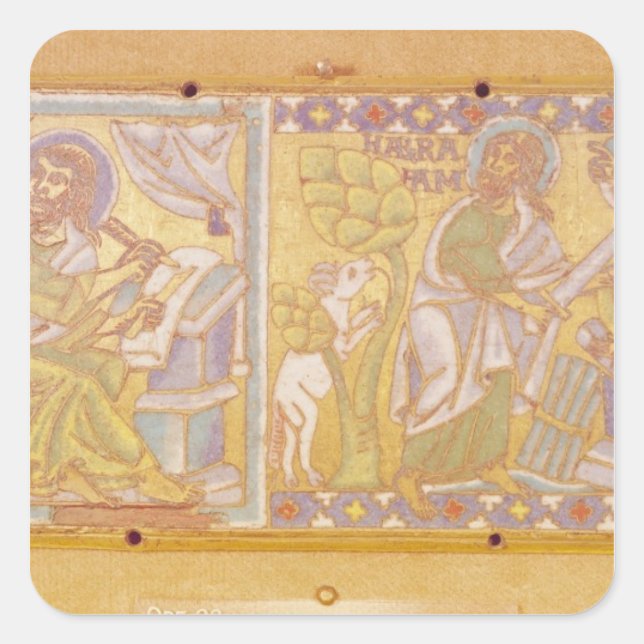 Adesivo Quadrado Rua com representação simples. Marca (Frente)