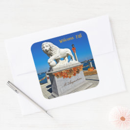 Adesivo Quadrado Rua Costeira Augustine, Flórida