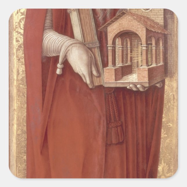 Adesivo Quadrado Rua.Jerome, c.1476 (Frente)