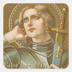 Adesivo Quadrado Rua. Joan of Arc (JM 28)