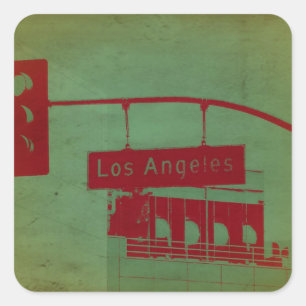 Adesivo Quadrado Rua Los Angeles