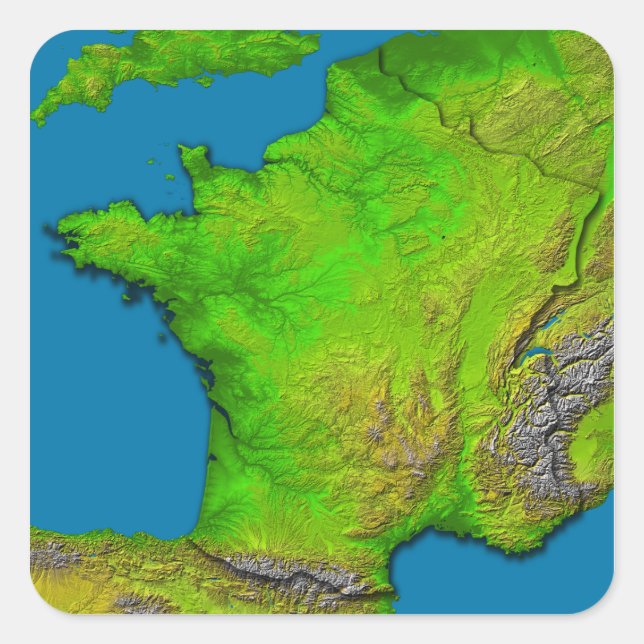 Adesivo Quadrado Rua Louis, Missouri, EUA (Frente)