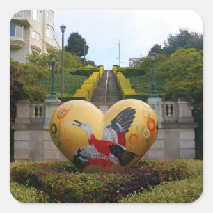 Adesivo Quadrado Rua San Francisco Lyon Steps #1 Stickers