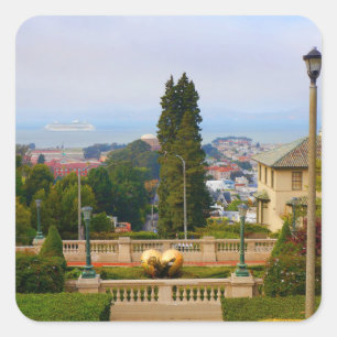 Adesivo Quadrado Rua San Francisco Lyon Steps #4-1 Stickers