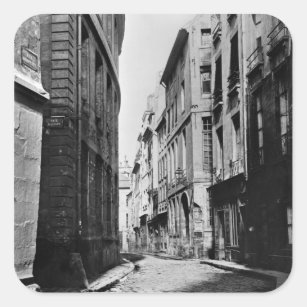 Adesivo Quadrado Rua Serpente, Paris, 1858-78