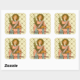 Adesivo Quadrado Rua. Stephen the ProtoMartyr (RLS 17)