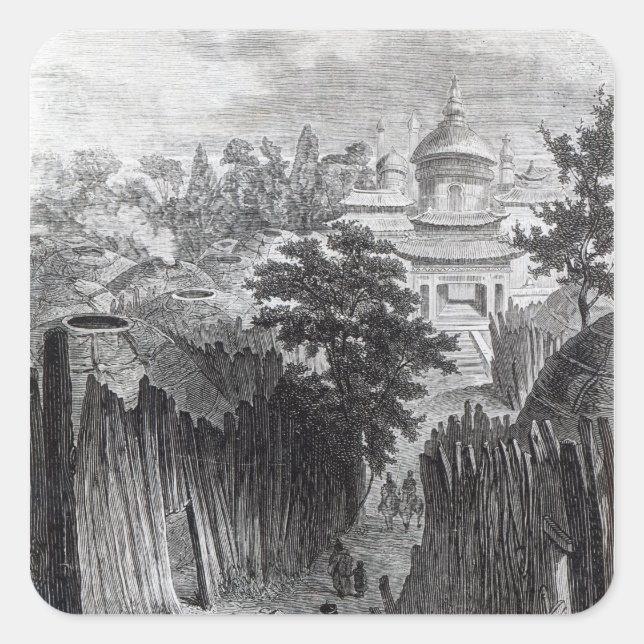 Adesivo Quadrado Rua Urga (Frente)