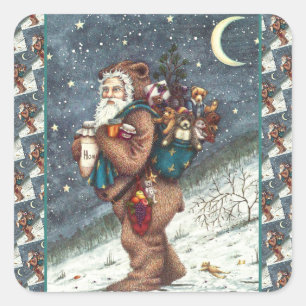 ADESIVO QUADRADO RUAS. NICK NO FURACO DE URSO, URSINHOS DE NATAL