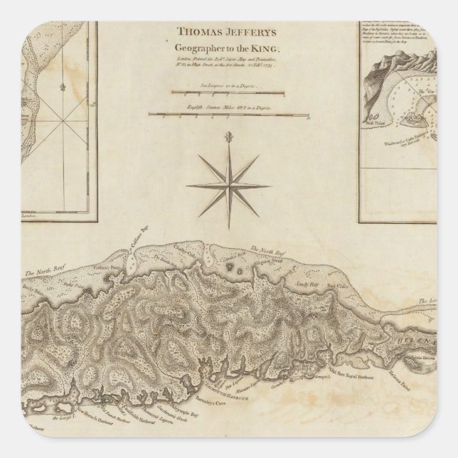 Adesivo Quadrado Ruatan ou Rattan (Frente)