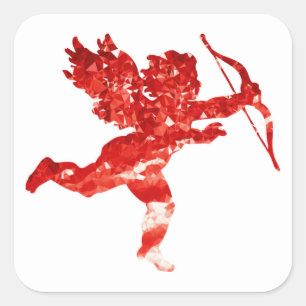 ADESIVO QUADRADO RUBY CUPID