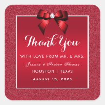 Ruby Red & Na moda Gem Wedding