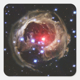 Adesivo Quadrado Ruby Red Supergiant Star Dust