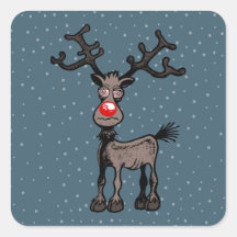 Rudolf, a Reindeer, tem olhos loucos