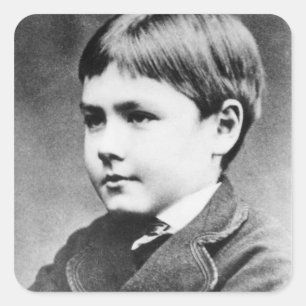 Adesivo Quadrado Rudyard Kipling, c.1870