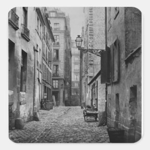 Adesivo Quadrado Rue Basse des Ursins, Paris, 1858-78