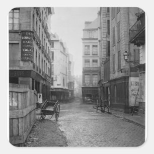 Adesivo Quadrado Rue des Bourdonnais Paris 1858-78