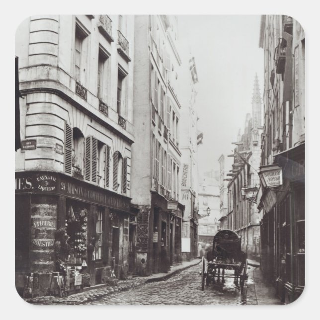 Adesivo Quadrado Rue Santo-Severin (Frente)
