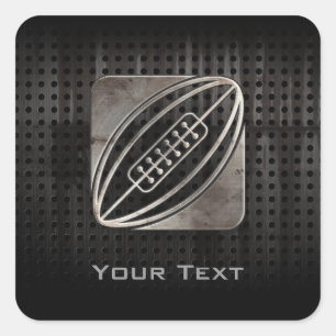 Adesivo Quadrado Rugby; Legal Negro