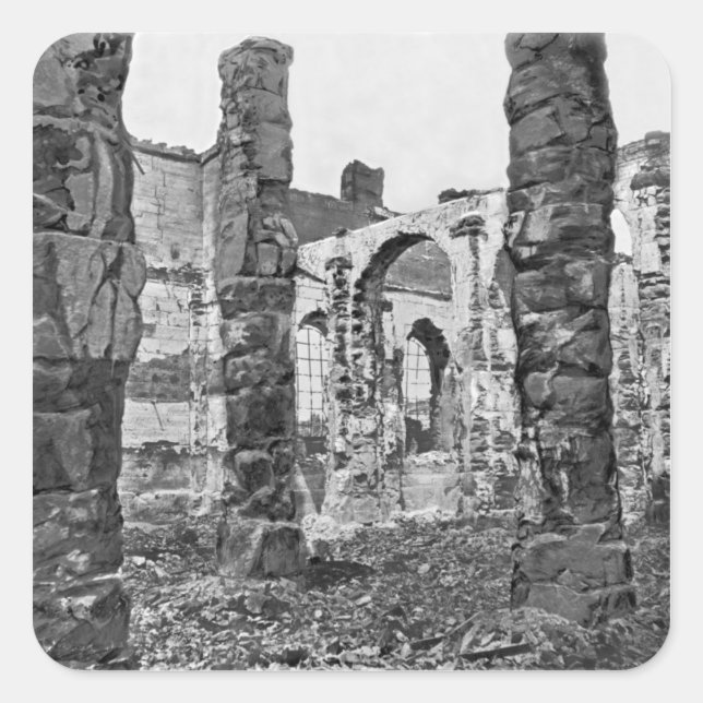 Adesivo Quadrado Ruínas do Storehouse (Frente)