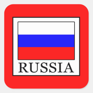 Adesivo Quadrado Rússia