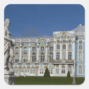 Adesivo Quadrado Rússia, Rua. Petersburgo, Palácio de Catherine (