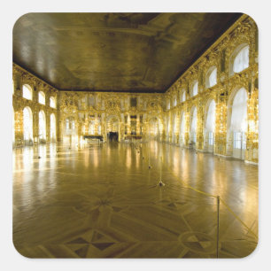 Adesivo Quadrado Rússia, Rua. Petersburgo, Palácio de Catherine (