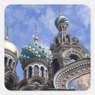 Adesivo Quadrado Rússia, Ruas. Petersburgo, Nevsky Prospekt, O 2