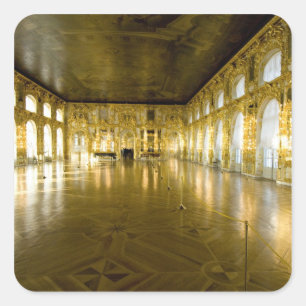 Adesivo Quadrado Rússia, Ruas. Petersburgo, Palácio de Catherine (t