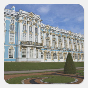 Adesivo Quadrado Rússia, São Petersburgo, Pushkin, 4 de Catarina