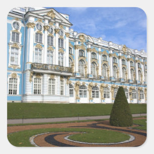 Adesivo Quadrado Rússia, São Petersburgo, Pushkin, Catrina