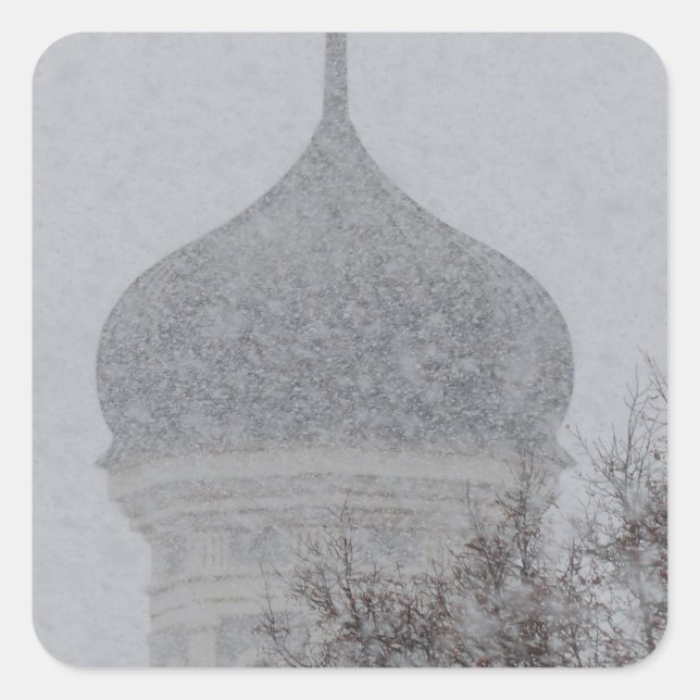 Adesivo Quadrado Russo Blizzard (Frente)