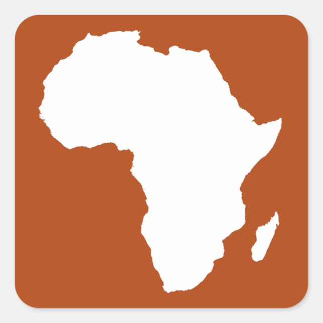 Adesivo Quadrado Rust Red Audacio Africa (Frente)