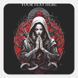 Adesivo Quadrado Sacerdote Serpente da Grove Sombra