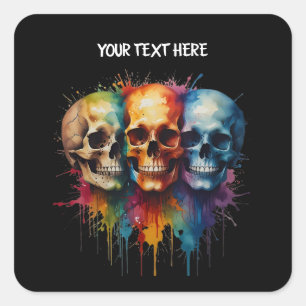 Adesivo Quadrado Saco do Presente