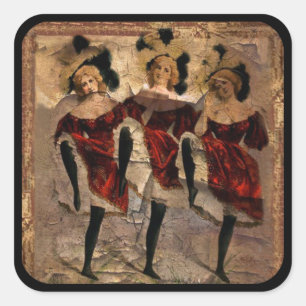 Adesivo Quadrado Sacre Bleu! Vinheta