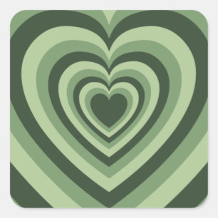Adesivo Quadrado Sage Green Latte Love Café Heart Case-Mate iPhon