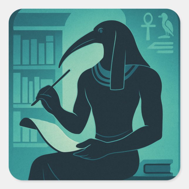 Adesivo Quadrado Sagrada Dente Divino Sabedoria Deus Sticker (Frente)