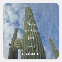 Saguaro Cactus Blue Sky, motivacional