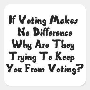 ADESIVO QUADRADO SAIA DO VOTO