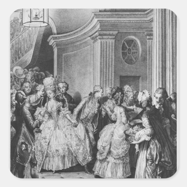 Adesivo Quadrado Saindo da Ópera (Frente)