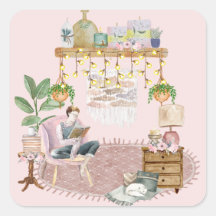 Sala de Leitura de Boho